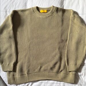 Sage Green Cable Knit Sweater